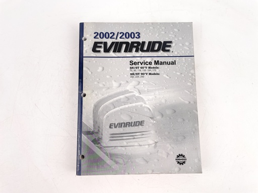 [023796] Bombardier OMC 2002/2003 Evinrude Service Manual SN/ST 60°/90° 5005259