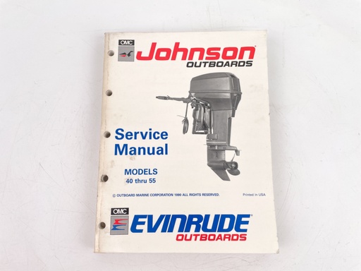 [023790] Johnson Evinrude Service Manual for El Models 40 THRU 55 507947