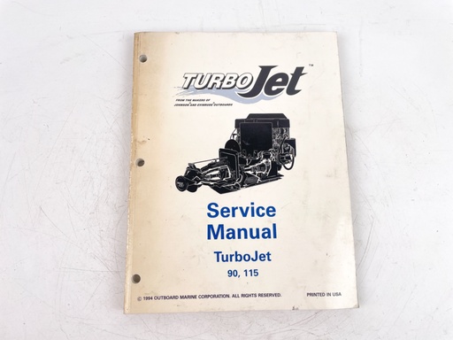 [023786] 1994 Johnson Evinrude Outboard Turbojet 90, 115 Service Manual Book 503141