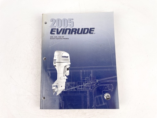[023744] 2005 200 HP THRU 250 HP EVINRUDE DIRECT INJECT Outboard Repair & Service Manual 5005978