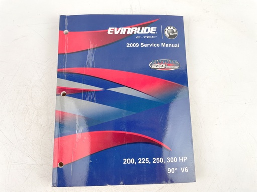 [023847] 2009 EVINRUDE E-TEC OUTBOARD SERVICE MANUAL FOR 200/225/250/300 HP 90° V6 5007820