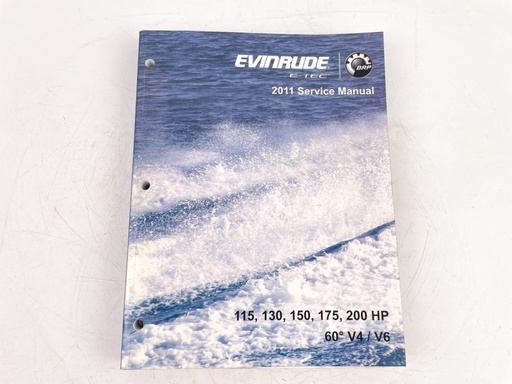 [023857] 2011 BRP Evinrude E-TEC 115 130 150 175 200 HP 60° V4 V6 Service Manual 5008332