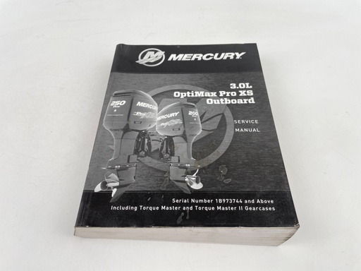 [019731] Mercury 3.0L OptiMax Pro XS Outboard Service Manual 90-8M0122849