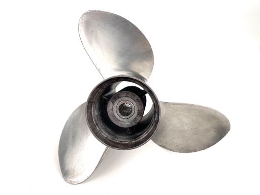 [016931] Evinrude Johnson Viper 3 Blade Propeller 15 x 17 Stainless Steel Prop
