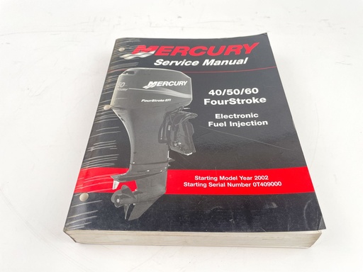 [019459] 2001 Mercury Marine 40/50/60 FourStroke EFI Factory Service Manual 90-883065