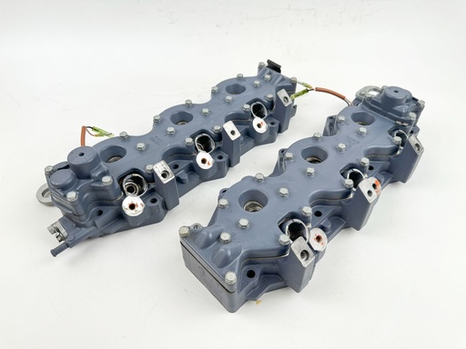 [030512] 2002 Yamaha 200 HP 2 Stroke Outboard Cylinder Head Set 68F-11111-00-94 OEM