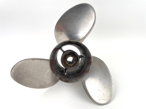 [015638] Michigan Wheel Stainless Steel Prop 3 Blade 14 1/4" x 17P LH 993013