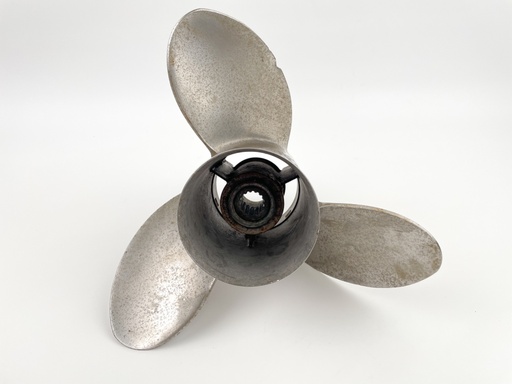 [021693] Mercury Marine Laser II Stainless Steel Propeller Prop 3 Blade 48-16548-23 13 3/4" x 24P