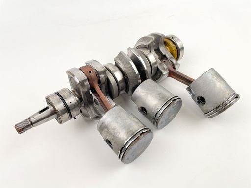 [027907] 1999 Yamaha 30 HP 2 Stroke Outboard Crankshaft W/ Pistons 6J8-11400-11-00 OEM